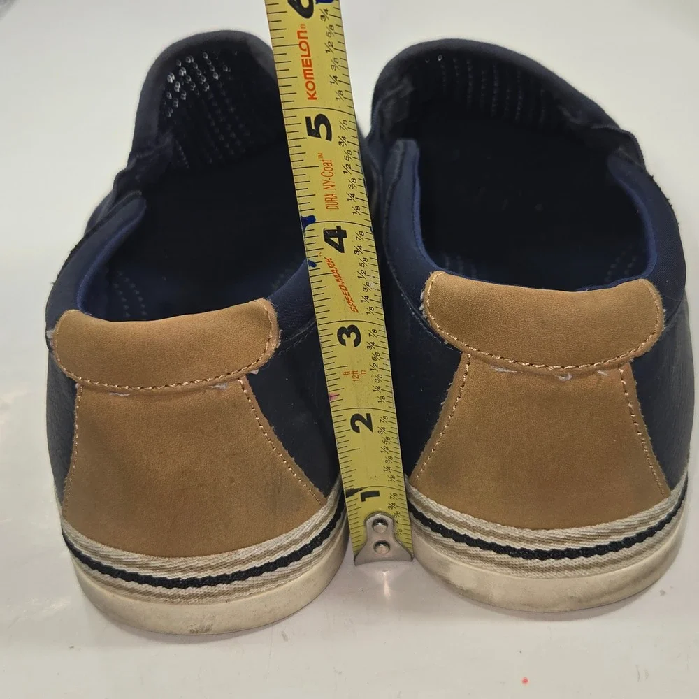 Aldo Mens Navy Blue Mesh Slip On Loafers Size 10 Casual Espadrille Sneakers AC93